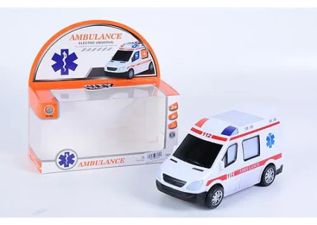 Emergency Rescue Vehicles Set – Ambulance, Police or Fire Truck ASST