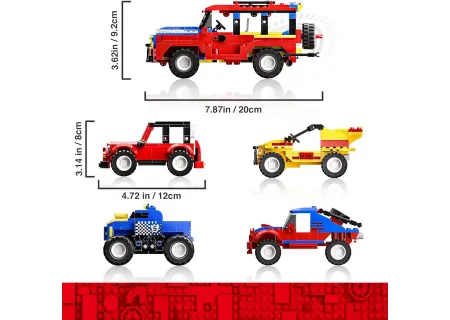 Come Alive Vehicle Blocks – Educational Building Toys for Children