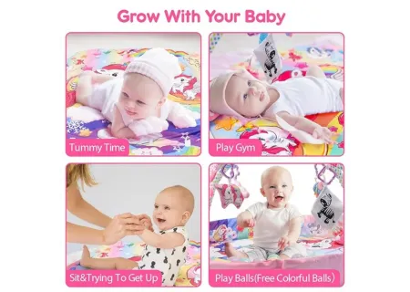 Stimulate your baby's senses & development with our activity gym! Feat