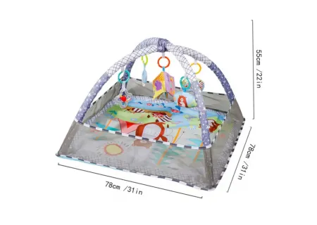 Stimulate your baby's senses & development with our activity gym! Feat