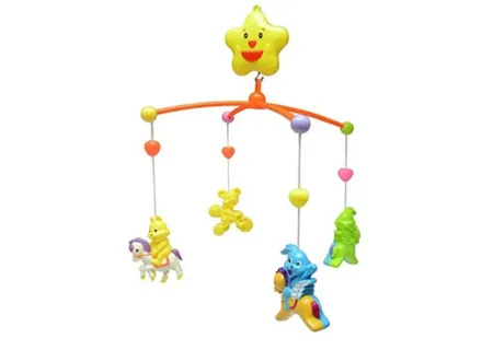 Baby Cot Musical Mobile with Soothing Sounds and Gentle Motion