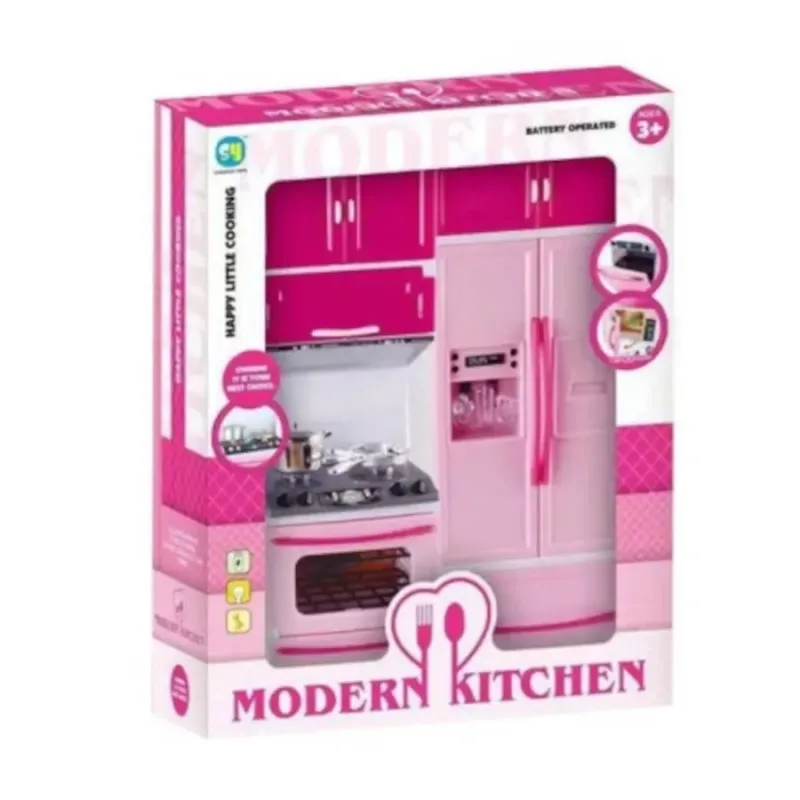 Kids Modern Play Kitchen Set – Realistic Cooking Toy for Imaginative P Kids Modern Play Kitchen Set – Realistic Cooking Toy for Imaginative P