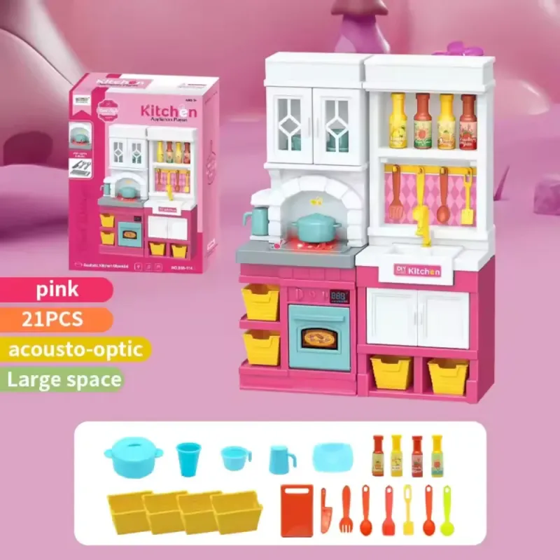 Kids Kitchen Appliances Playset - Pretend Cooking Toy Set for Fun & Le Kids Kitchen Appliances Playset - Pretend Cooking Toy Set for Fun & Le