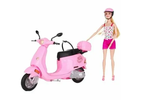 Fashion Doll with Scooter & Accessories | Playset for Kids