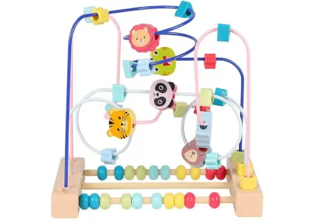 Metal Bead Roller Coaster Toy – Educational Activity for Kids