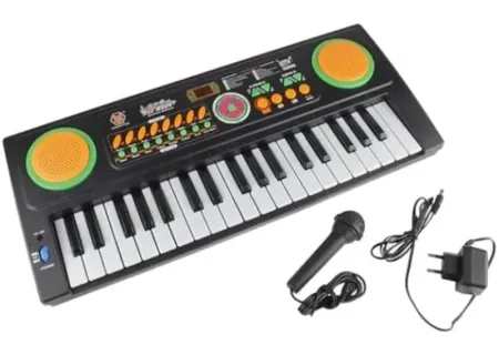 Large 37-Key Electronic Piano Keyboard with Multiple Functions