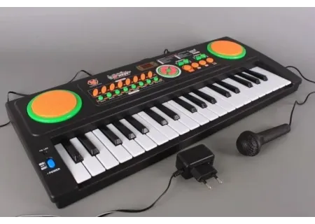 Large 37-Key Electronic Piano Keyboard with Multiple Functions