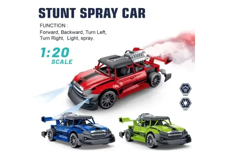RC Racing Monster Truck with Realistic Smoke Effect – High-Speed Off-R