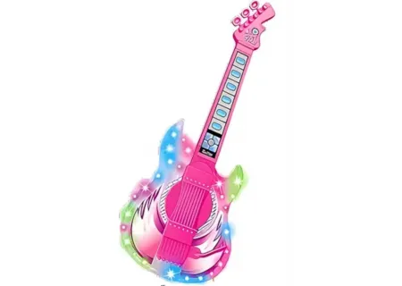 Battery Operated Toy Guitar for Kids – Musical Play Instrument
