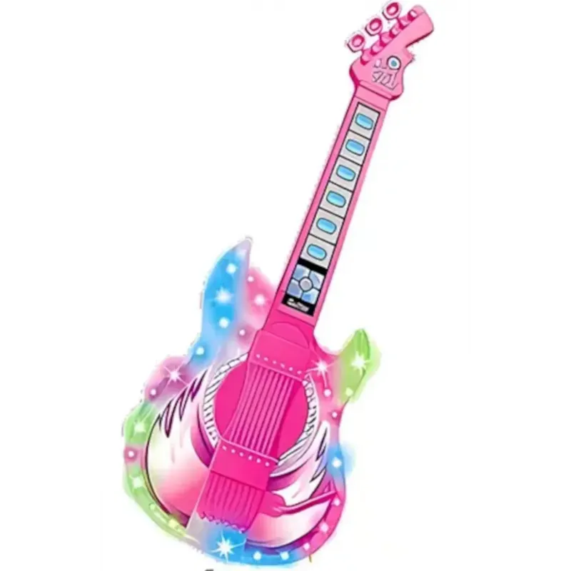 Battery Operated Toy Guitar for Kids – Musical Play Instrument Battery Operated Toy Guitar for Kids – Musical Play Instrument