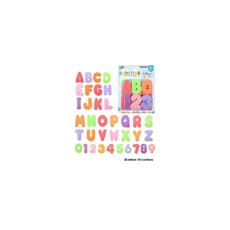 Bath Time Letters and Numbers Toy Set Bath Time Letters and Numbers Toy Set