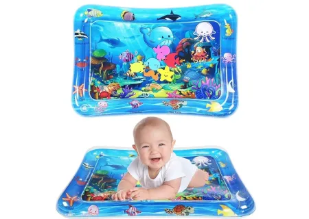 Inflatable Water Play Mat for Babies – Sensory Tummy Time Pad