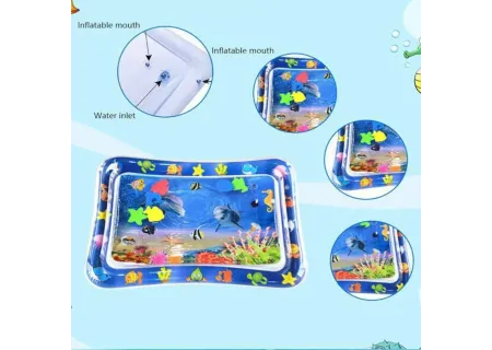 Inflatable Water Play Mat for Babies – Sensory Tummy Time Pad