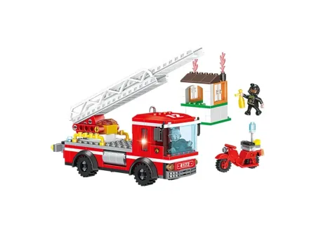 260 Piece Cogo Fire Truck - Educational Building Toy