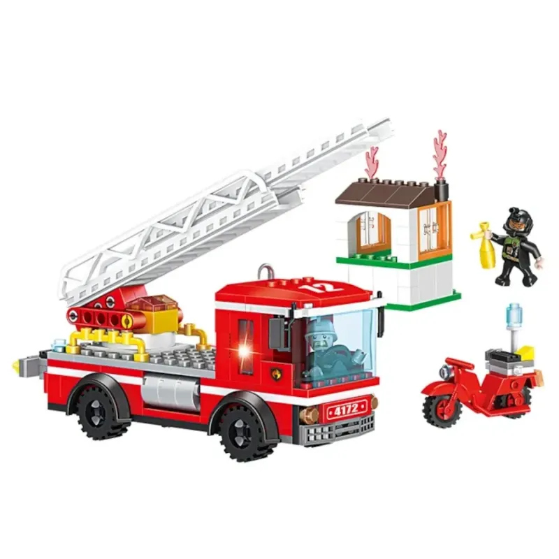 260 Piece Cogo Fire Truck - Educational Building Toy