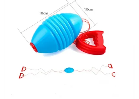 Zip Line Ball with Light - 22cm Interactive Toy