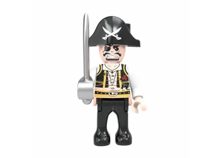 Cogo 3-in-1 Pirate Ship Building Blocks Set – 260 Pieces Construction