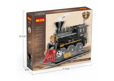 Cogo 238-Piece Train Blocks Set – Kids Building Toy