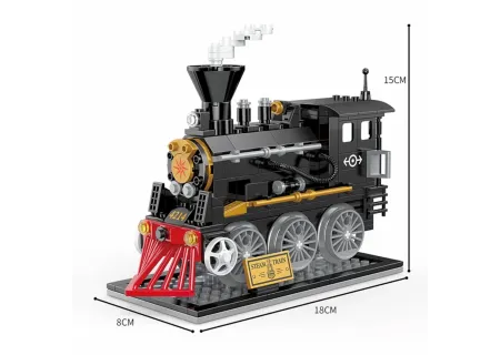 Cogo 238-Piece Train Blocks Set – Kids Building Toy
