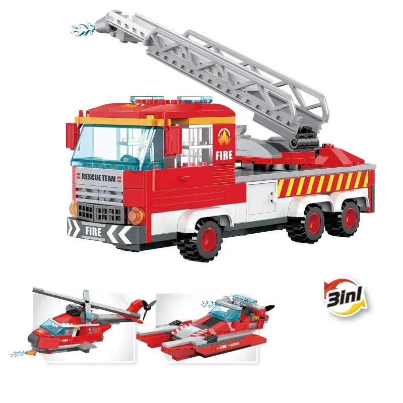 Cogo 3-in-1 Fire Rescue Blocks Set – 249pcs Building Toy for Kids Cogo 3-in-1 Fire Rescue Blocks Set – 249pcs Building Toy for Kids
