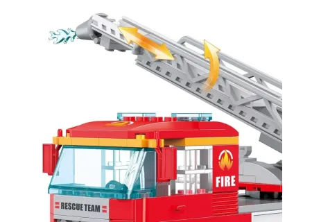 Cogo 3-in-1 Fire Rescue Blocks Set – 249pcs Building Toy for Kids