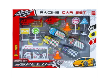 Die-Cast Speed Alloy Racing Cars & Accessories – Toy Set for Kids