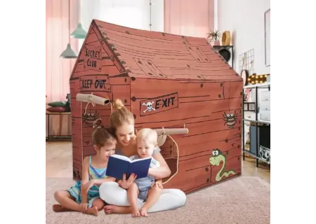 Kids Indoor/Outdoor Cabin or Hospital Tent – Fun Pretend Play