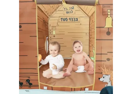 Kids Indoor/Outdoor Cabin or Hospital Tent – Fun Pretend Play