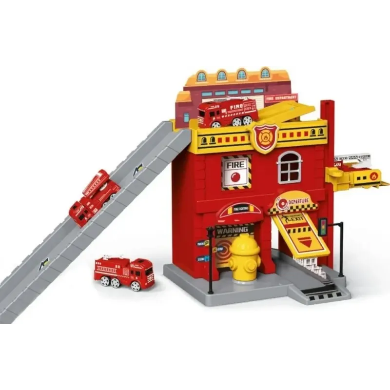 Fire, Police, Construction & City Station Playset – Assorted Toy Sets Fire, Police, Construction & City Station Playset – Assorted Toy Sets