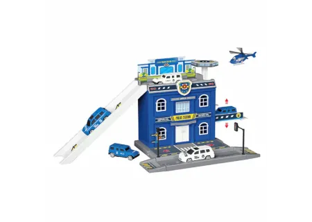 Fire, Police, Construction & City Station Playset – Assorted Toy Sets