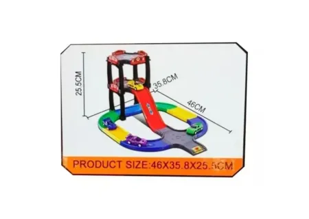 Kids' Parking Garage Racing Track – Fast Cars & Fun Playset