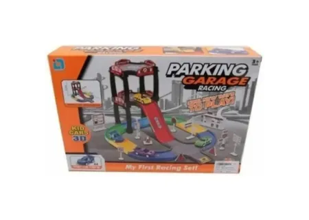 Kids' Parking Garage Racing Track – Fast Cars & Fun Playset