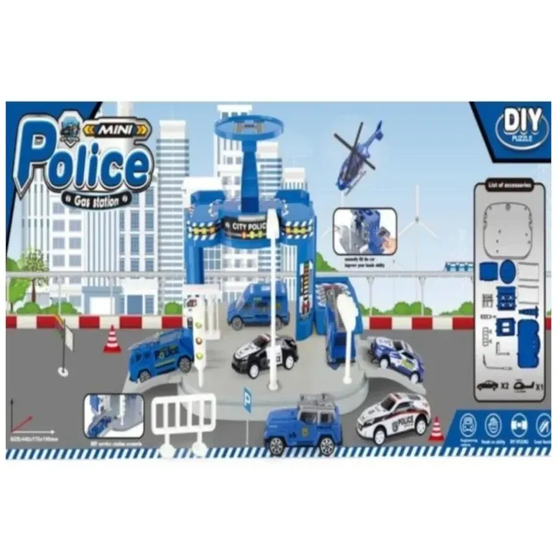Emergency & Service Vehicle Toy Pack – 4 Assorted Types Emergency & Service Vehicle Toy Pack – 4 Assorted Types