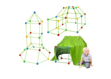 Build Your Own DIY Den – Kids' Indoor & Outdoor Fort Building Kit
