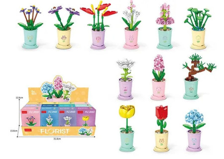 Flower Blocks Toy Set