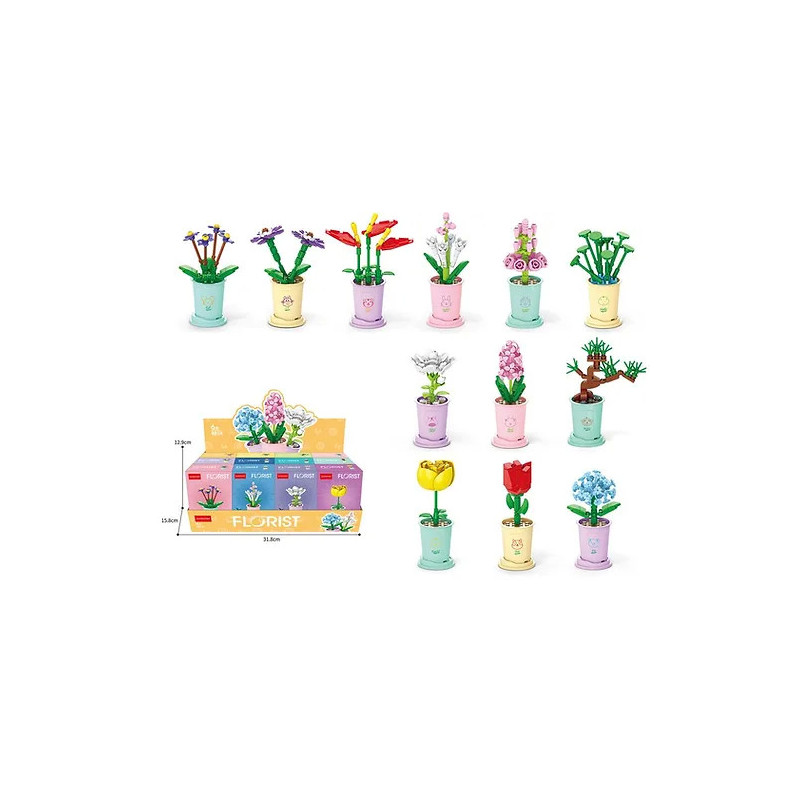 Flower Blocks Toy Set Flower Blocks Toy Set