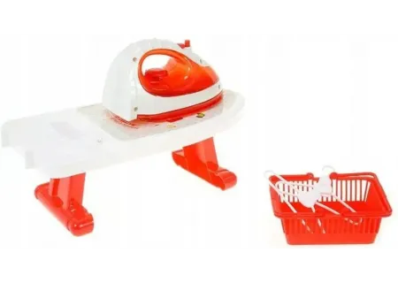 Kids' Battery Powered Iron & Ironing Board Playset with Accessories