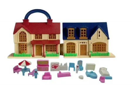 Mini Dream Home Playset - Set with Accessories for Kids' Creative Play