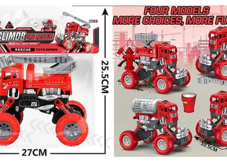 Climbing Monster Truck Toy Set