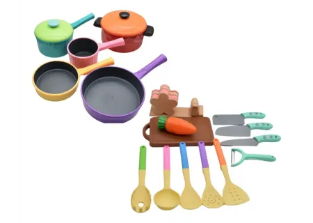 My Family Kitchenware Set - Hard Plastic Playset for Kids