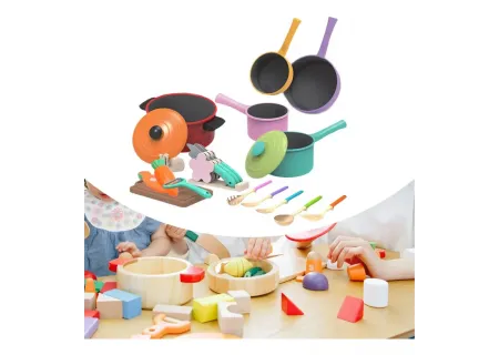 My Family Kitchenware Set - Hard Plastic Playset for Kids
