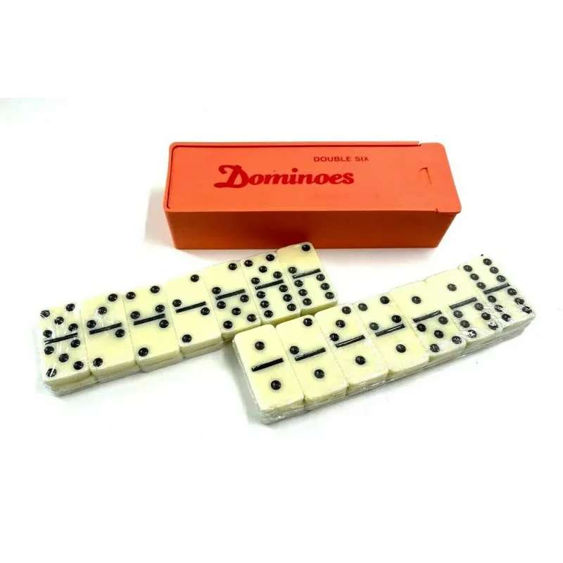 Dominoes in Container for Classic Gameplay Dominoes in Container for Classic Gameplay