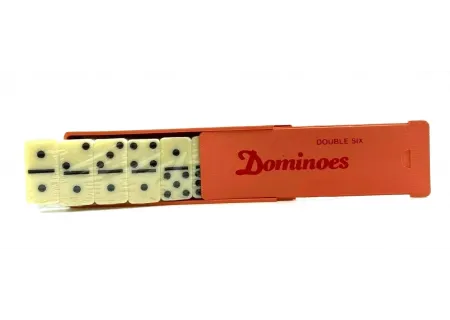Dominoes in Container for Classic Gameplay