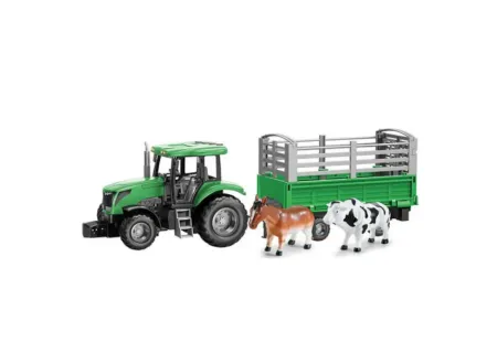 Farm Truck Tractor with Sounds and Animal 43cm - Interactive Farm Play