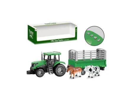 Farm Truck Tractor with Sounds and Animal 43cm - Interactive Farm Play