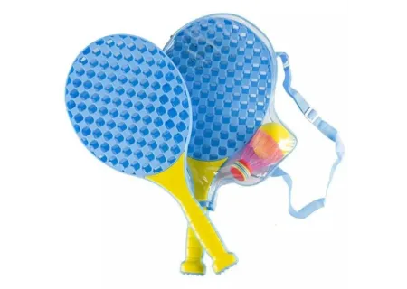 Thick Racket Set with Ball & Shuttlecock in Bag | Multi-Sport Fun
