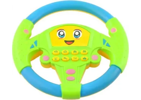 Kids Battery Operated Steering Wheel – Realistic Toddler Driving Toy