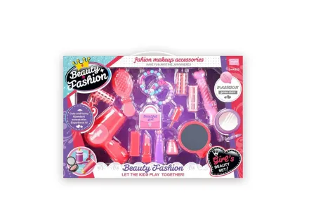 Kids Pretend Makeup & Dress-Up Play Set | Safe Beauty Fashion Toy