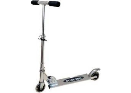 Metal 2-Wheel Scooter - Light-Up Wheels and 3 Colors