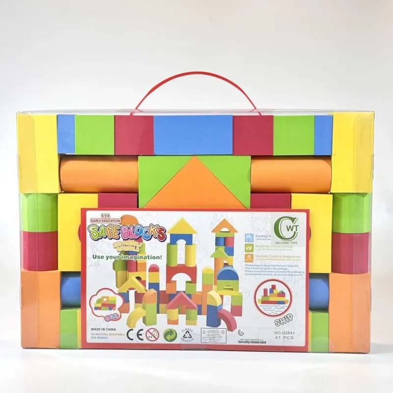 Unleash your creativity with our versatile 41-piece PVC Foam Block set Unleash your creativity with our versatile 41-piece PVC Foam Block set